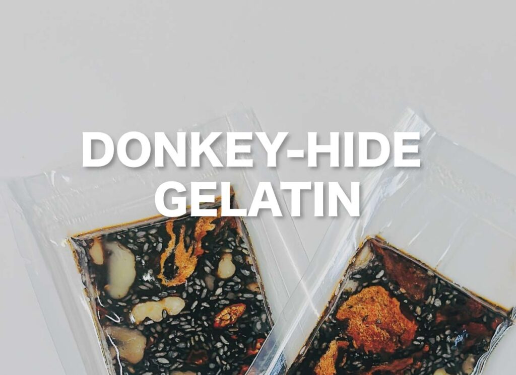 donkey hide gelatin