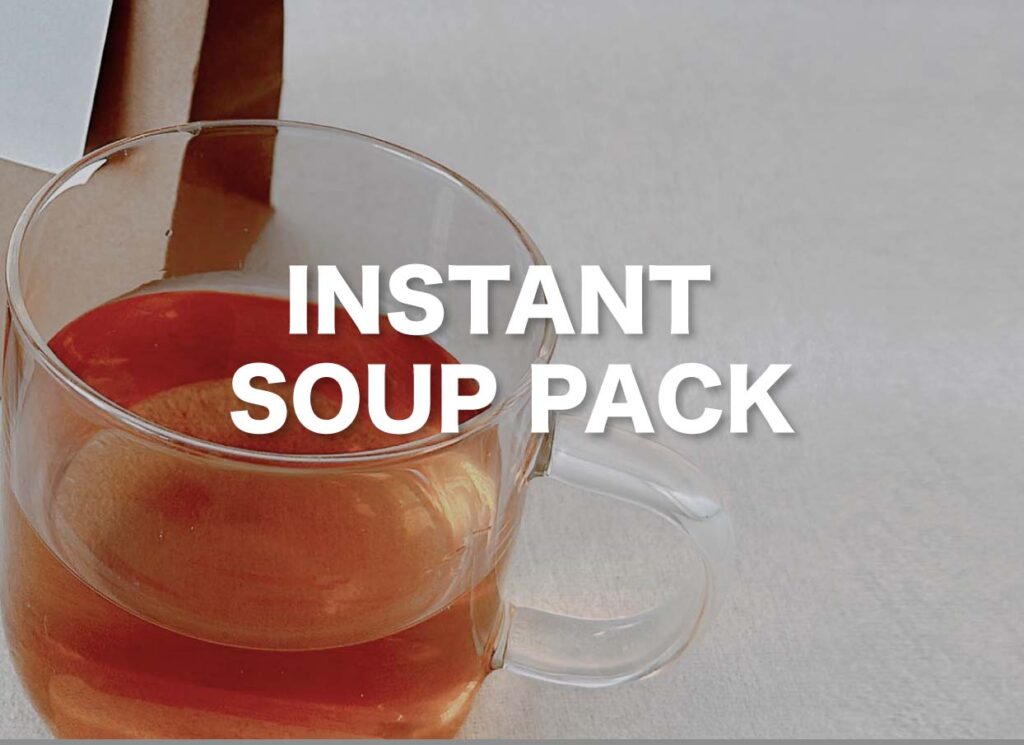 instant soup pack